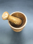 Vintage Country Wood Mortar & Pestle