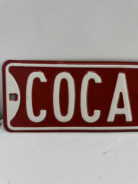 Heavy Vintage coke Coca-Cola Ave/ Advertisement Street Sign 32x6