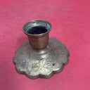Vintage Chinese Brass Candle Stick Holder  Pattern