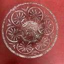 Clear Glass Small Serving Condiment Bowl Candy Nut Dish 1.5” Tall 4.5” Wide