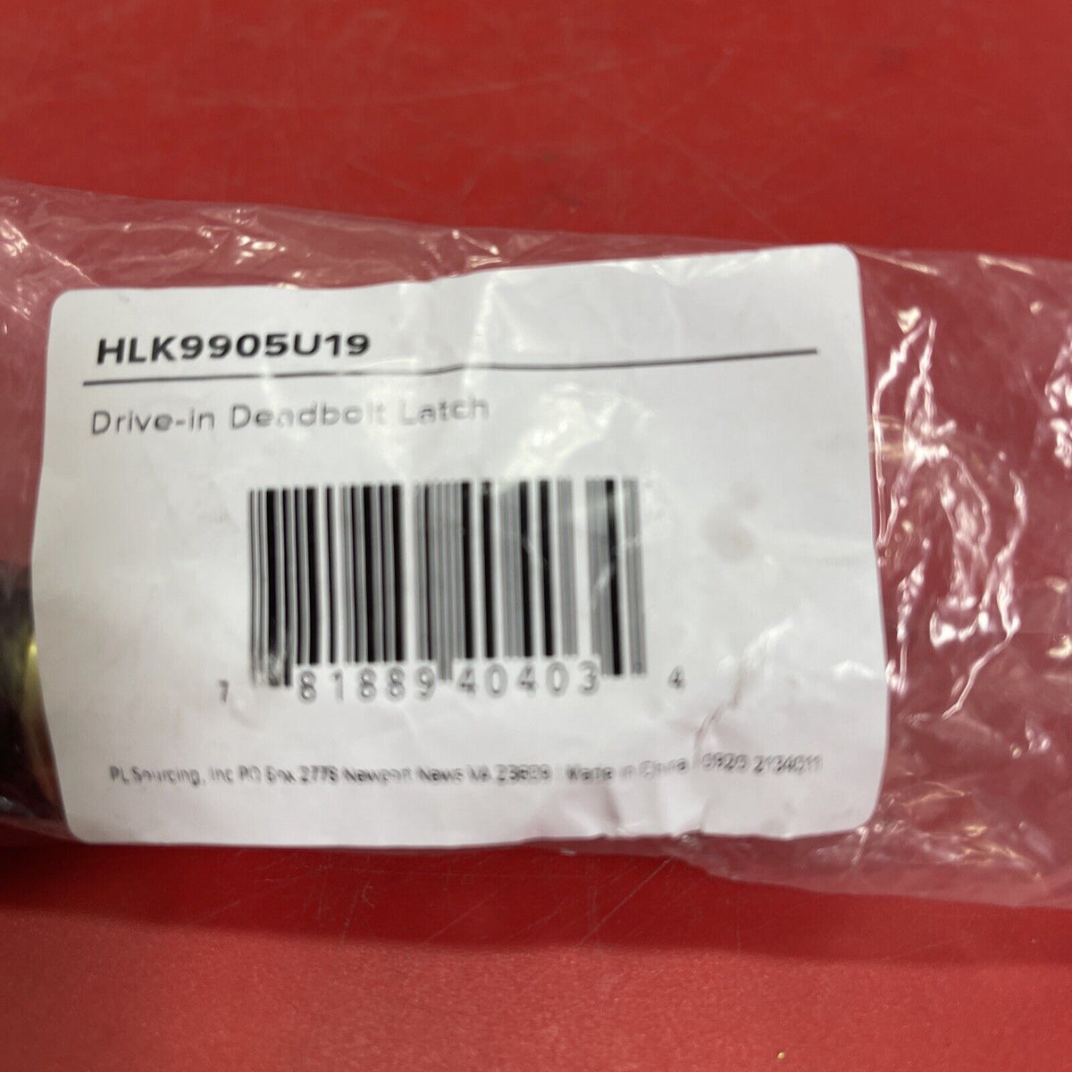 Miseno MLK5099SN Drive-In Deadbolt Latch - Lot 5