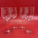 Vintage Studio Tulip Wine 10oz Set of 4. Bohemia Crystal.