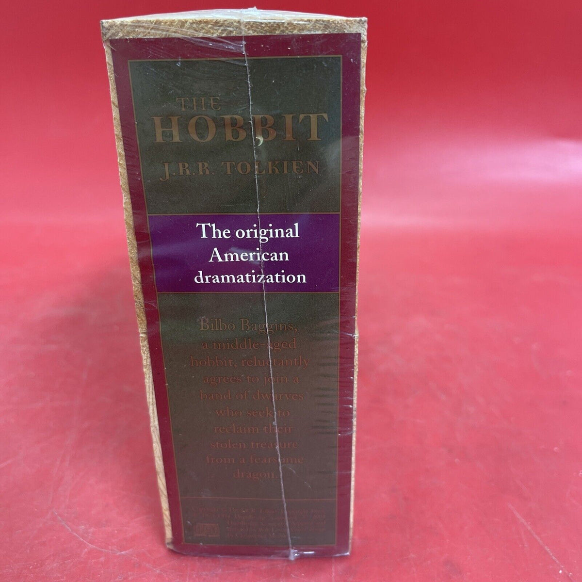 New! The Hobbit: A Dramatization of J.R.R. Tolkien's Classic 4 CD Set Wood Box