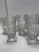 Imperial Cape Cod Clear  5” Footed Parfaits -  USA 7 Pcs