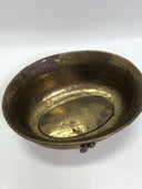 Round Solid Brass Planter w/ Rope Tassel Accent