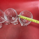 Vintage Laura Casual Optic Wine Crystal Lot 4 # 4112