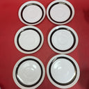 MIKASA Fine China NARUMI "Plaza" 6 CUPS & 6 SAUCERS
