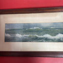 R. Atkinson Fox, Sail Boats Ocean Waves  Framed Print 1908