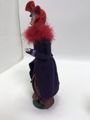 Byers Choice THE CAROLERS 2004 Lady Singer with Red Feather Boa