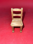 OLD VINTAGE ANTIQUE  WOODEN DOLL HOUSE HANDMADE  CHAIRS 🪑 LOT 3 & TABLE