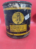 RARE Vintage Circa 1940s Dutch Boy White Lead Soft Paste Lidded Pail 100LB