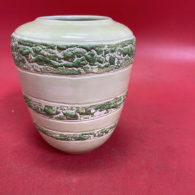 Vintage  Porcelain Green Vase 5”