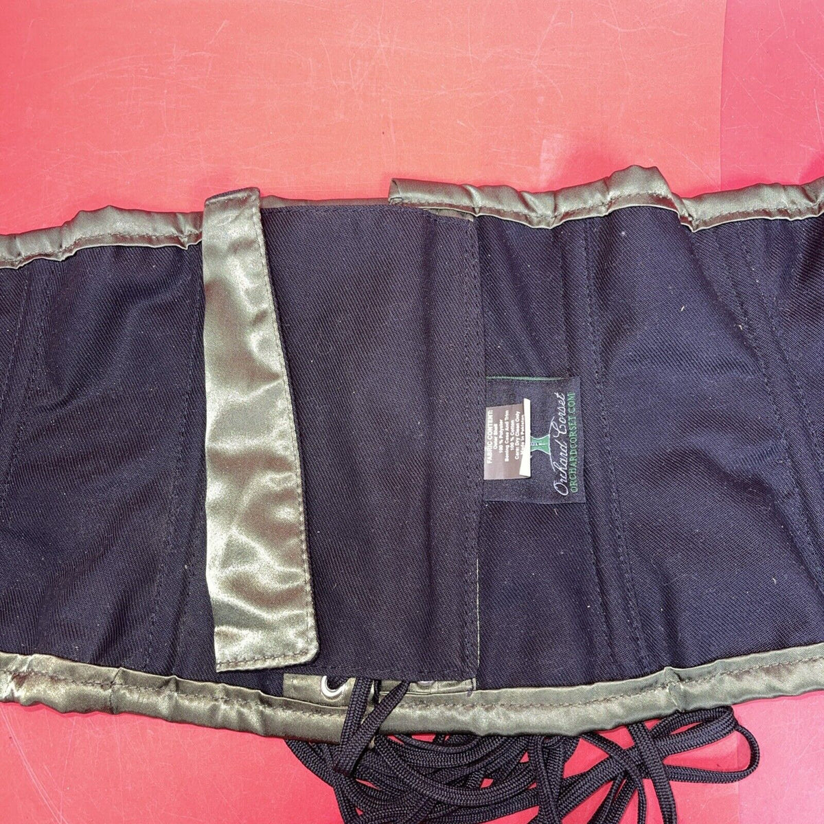 Beautiful Women's Corset Green Atlas Size 38