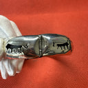 Vintage CR Sterling Silver Picasso bullfight storytelling bracelet