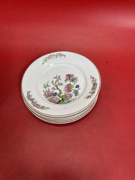 Lot of 5~Vtg Altrohlau MZ CMR China Czechoslovakia Floral Small Dessert Plates