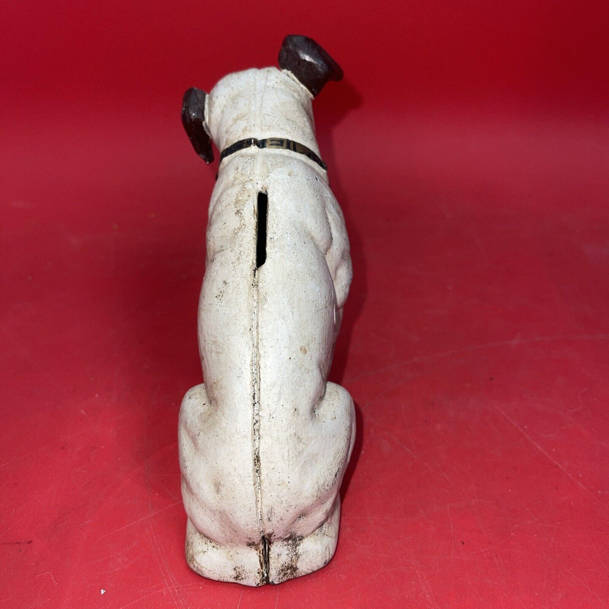 Vintage Dog Nipper Bank Cast Iron 6" Home Office Gift