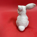 Pair of Royal Crown Bunny Rabbit Figurines Signed J Byron