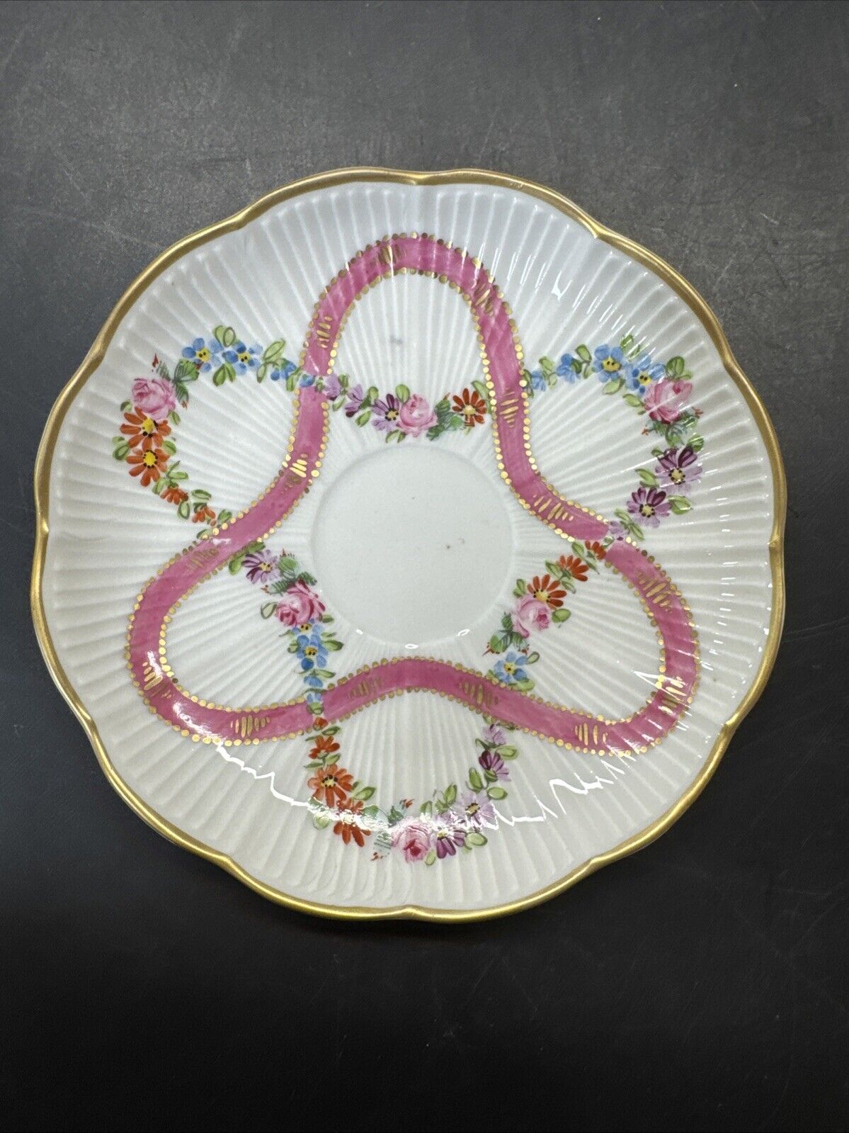 Vintage Porcelaine de Paris France Mini Cup & Saucer - Floral