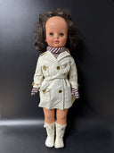 Vintage Furga Italy 20" Doll With Green Eyes, 1970's