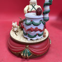 Vintage 1992 Santa's Best Animated Christmas Music Box 