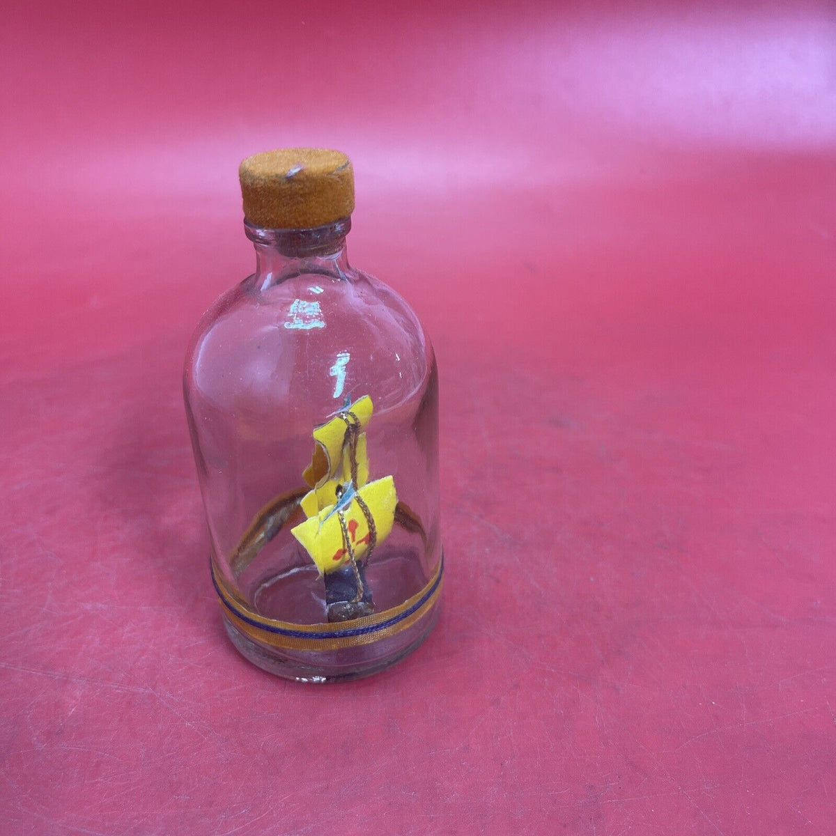 Vintage Cedar Point Souvenir Bottled Ship
