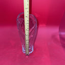 Lenox Leaded Crystal Bud Vase, 7” & Pink Candy Bowl,6 3/4”