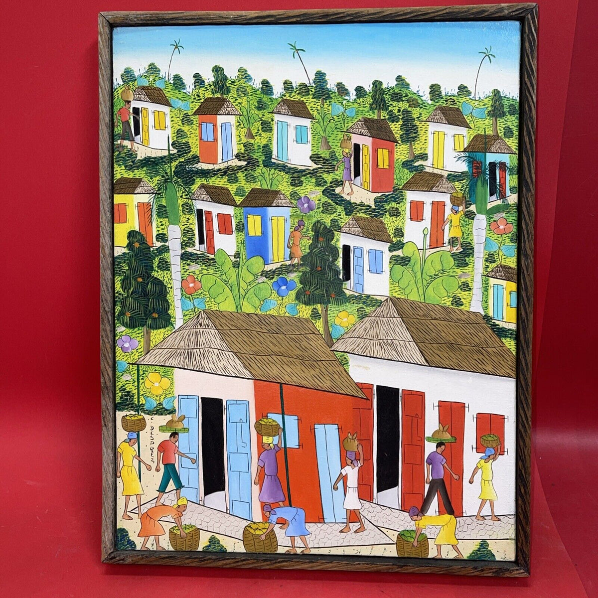 Cyrill Desprez (Haiti) oil painting 16x12in