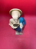 Vintage St. Jude Patron Saint Statue of Lost Causes 12.5" Hard Plastic Figurine