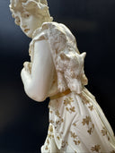 Rudolstadt Germany Porcelain Figurine Sculpture 18”