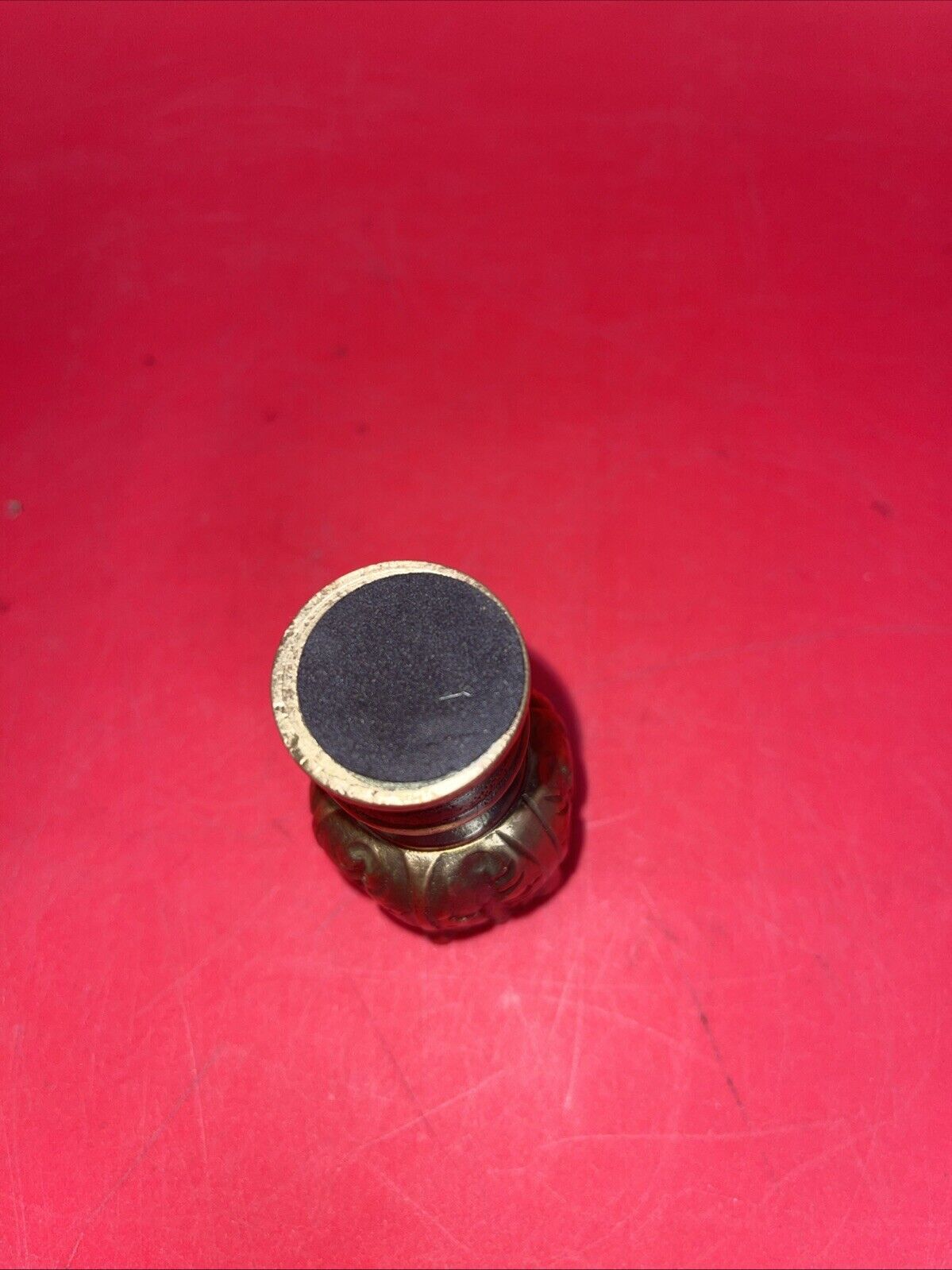 Vintage Brass Candle Holder Cup From Hollywood Regency era Mantel Candle Holder