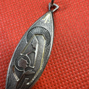 Vintage Sterling Silver 925 Medaille religieuse "Sainte Vierge" , Roma