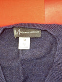 Neiman Marcus Mens Wool Sweater Blue Size Medium