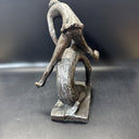Vintage Austin Productions Chalk Ware Sculpture, Leapfrog