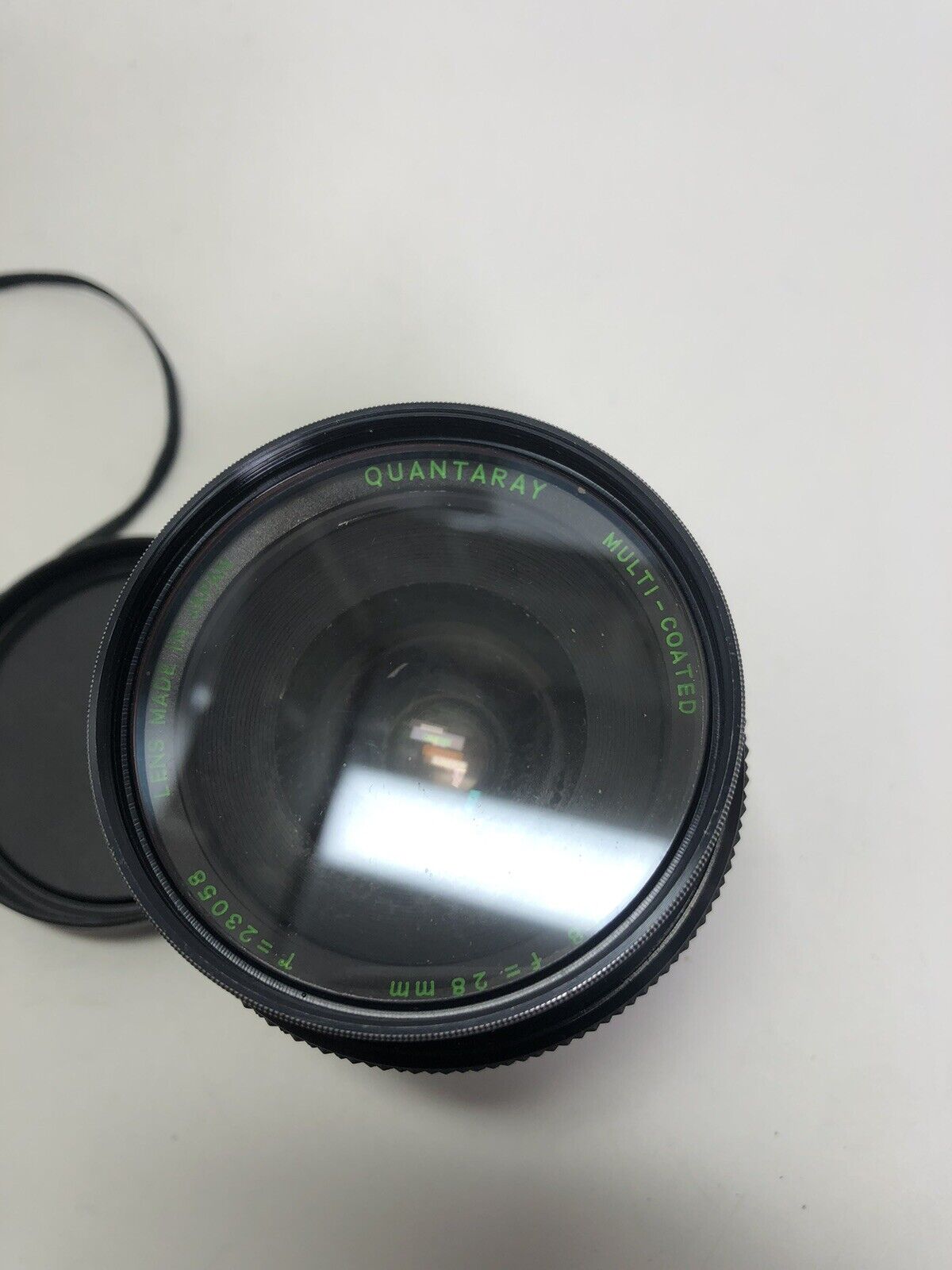 Quantaray 1:2.8 52mm F=28MM Camera Lens MC No 1049961 UNTESTED