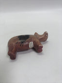 Hippo Figure Carved Stone Soapstone Hippopotamus Kenya African Decor Animal