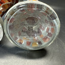 Home Interiors Candle Holder Red Gold Orange Mirrored Mosaic/ Set 2