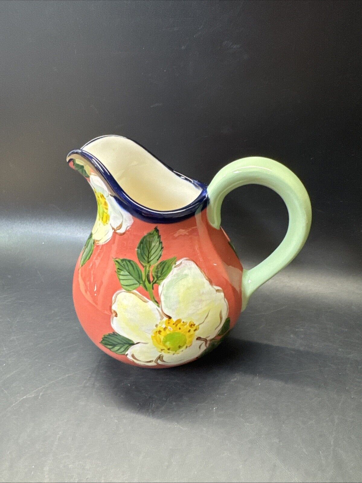 Vintage Flowers CREAMER Amethyst Hill Design