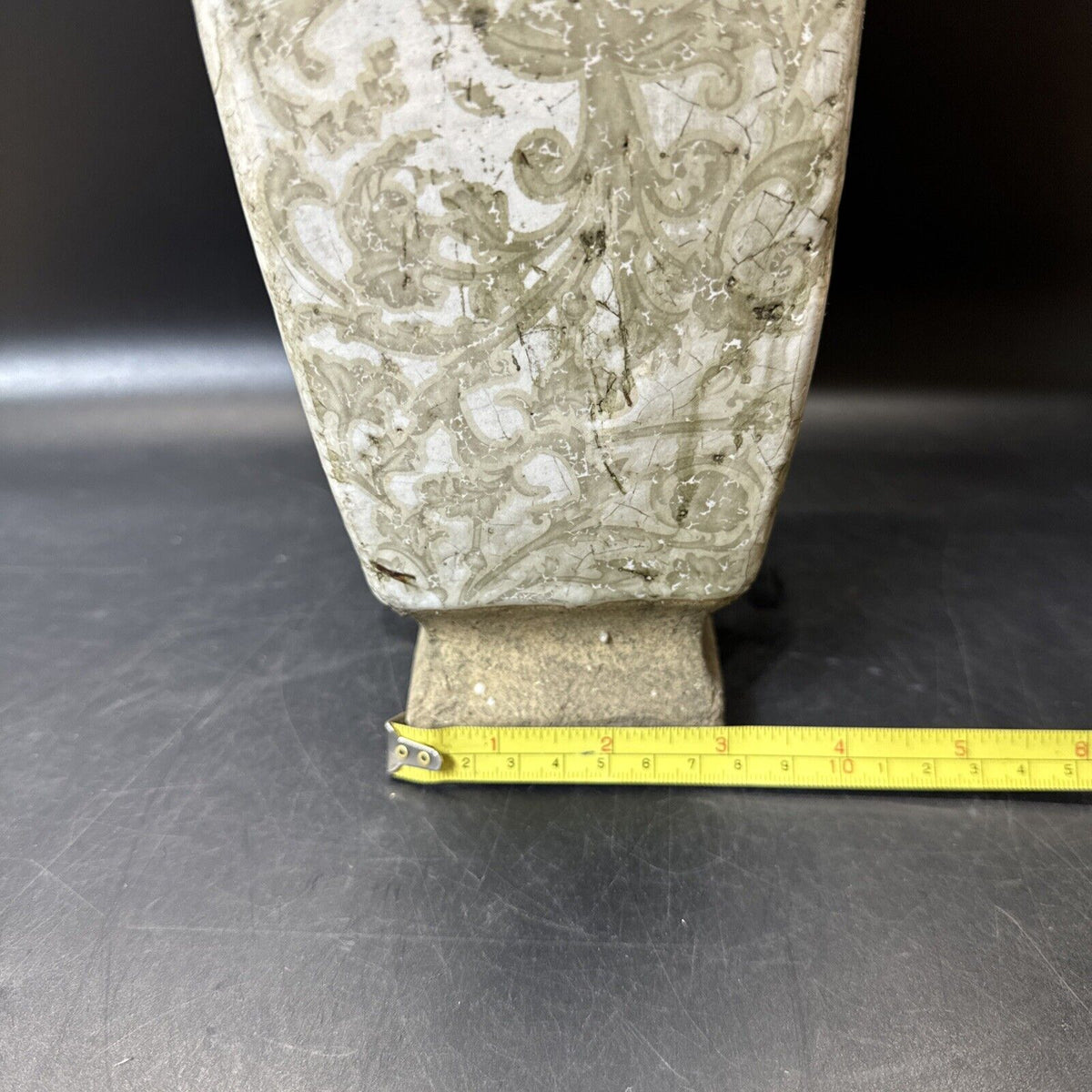 Handcrafted Stone Ware Floral Vase