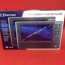 Emerson Two Screen 7" car DVD player PDE-2725N No Tested!