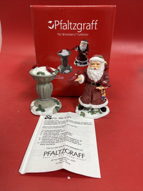 PFALTZGRAFF WINTERBERRY Sculpted Salt & Pepper Set 2