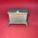 Vtg Star Miniature Cast Iron Cookstove 4x3 Dollhouse Sample Wood Burning Stove