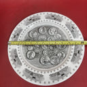 222 Fifth SLICE OF LIFE - COIN COLLECTION 12" Platter Black White Marla Shega