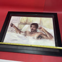 Al Pacino as Tony Montana Scarface Art Signed by Haiyan 2003 New York Framed