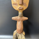 art African tribal antique Ashanti Ghana akauba fertility doll 15”