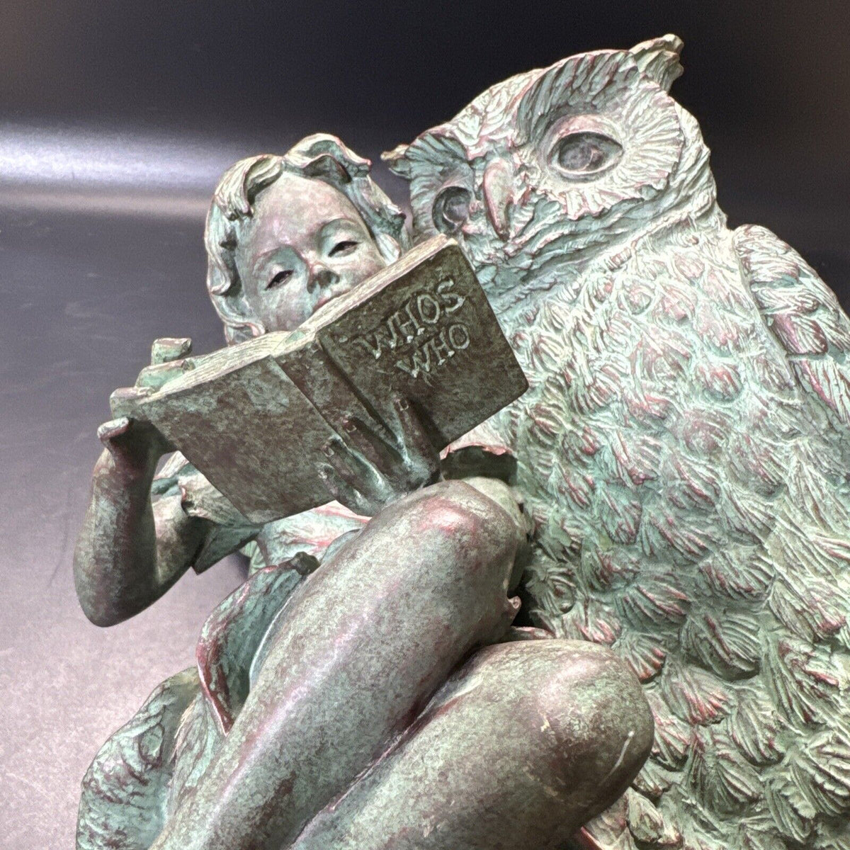 Under The Sun 2002 Statues 9" Fairy With Owl