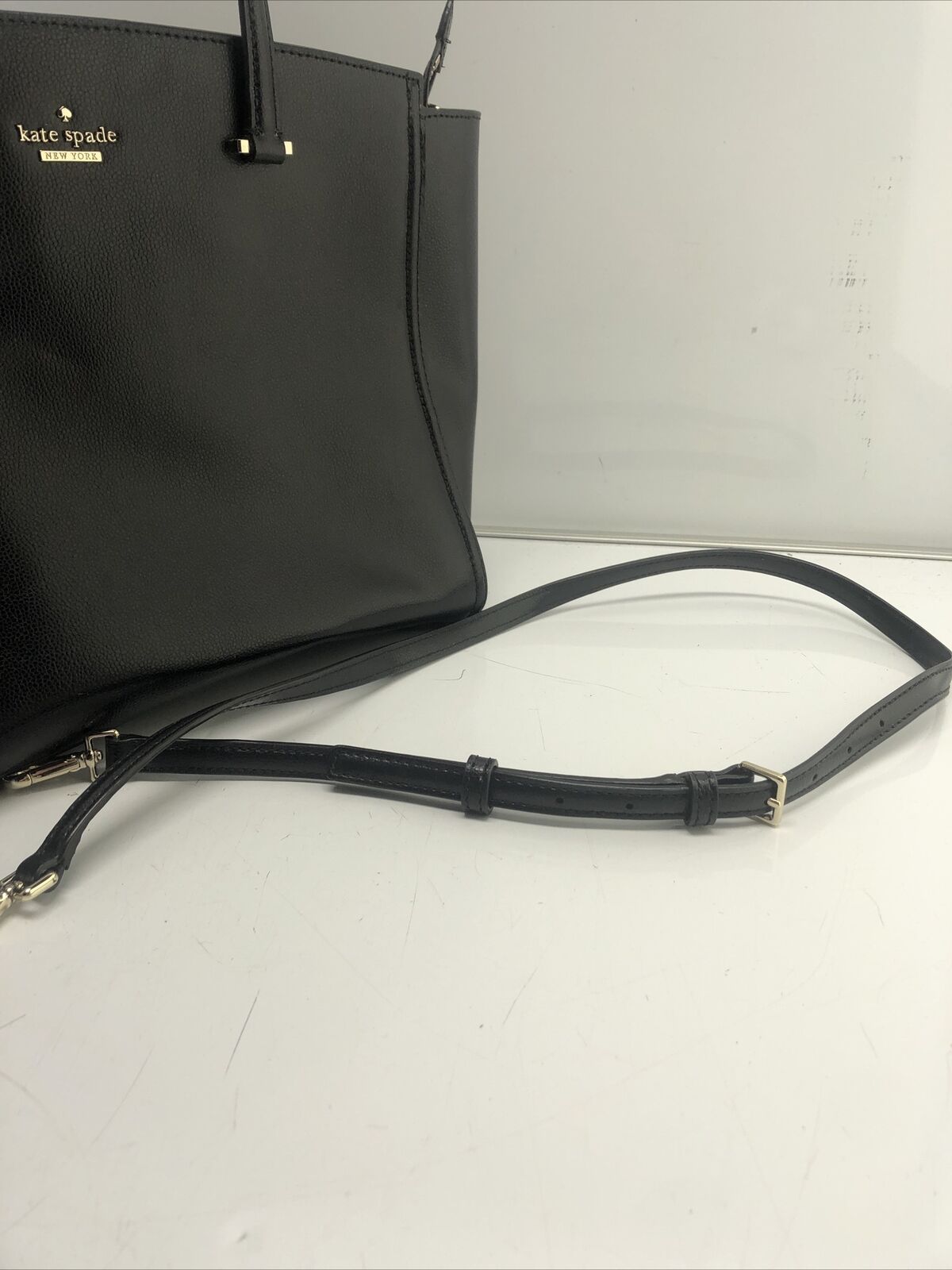 Kate Spade Hayden Jackson Street Leather Satchel Black