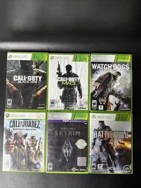 Xbox 360 Lot of 6 Games, *33