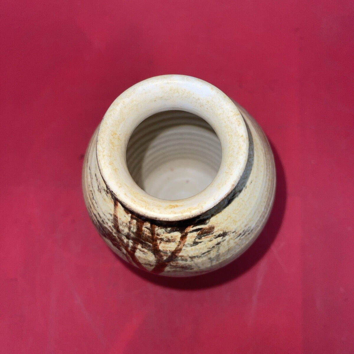E Radford Forest Tree Vase 7”