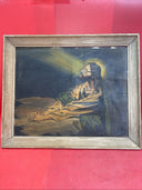 Vintage Jesus Praying In The Garden of Gethsemane in 16”x20”