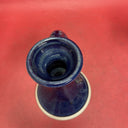 Vintage Celtic Clays Pottery ,Blue Fish Candle Made In Ireland